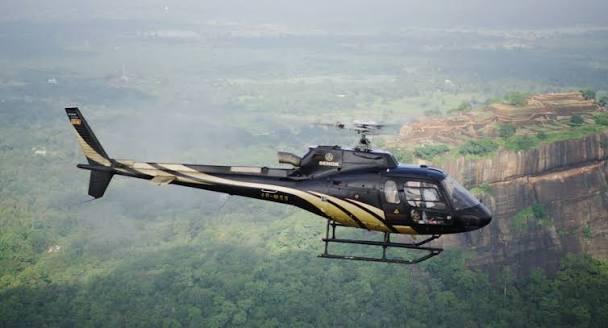 Helicopter Sunrise over Sigiriya